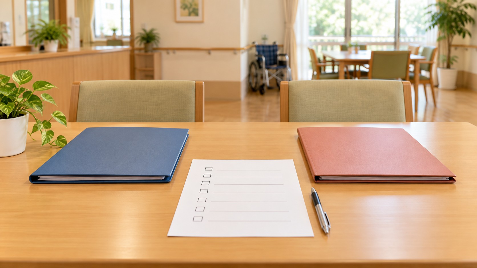 介護職の応募条件を比べるための二つの書類